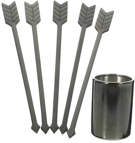 OKUMEYR 1satz Cocktail Stäbchen Teilig Wiederverwendbare Rührstäbchen Mit Für Partys Hochzeiten Und Snacks Robust Und Langlebig