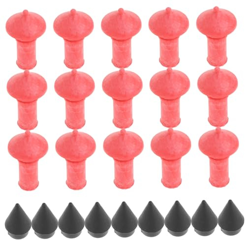 MUELODSIC Kit de Réparation de Pneus Tubeless en Caoutchouc Bouchons de Champignon pour Crevaisons, Facile à Utiliser et Gain de Temps, Pack 1 pour Trottinettes Électriques