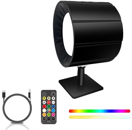 iLAFFUS LED Indoor Wall Lamp, Rechargeable Bedroom Wall Light with 16 RGB Colors, 3 Color Temperatures & Dimmable Magnetic 360° Rotation, Cordless Wall Scones for Reading Bedside Hallway