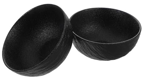 COLLBATH 2 Pezzi Ciotole con Texture Rocciosa Eleganti Scodelle per Zuppa Pasta e Design per Uso e Speciali Facili Resistenti