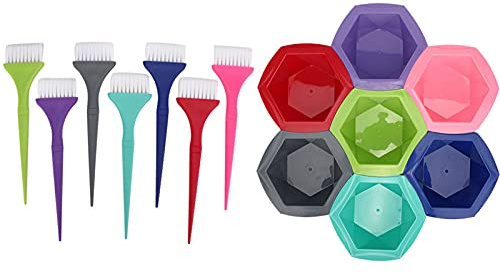 7 Set Cheveux Teinture Bol Brosse Kit Coloré Coiffure Cheveux Teinture Fournitures Outils pour Styling