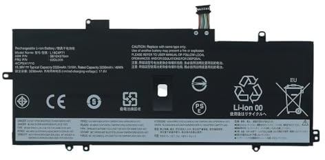WLWOZMD Batería para portátil Lenovo ThinkPad X1 Carbon (7.ª generación/8. Serie 2019), L18C4P71, SKB10K97644, 02DL004, 02DL005, 02DL006, L18M4P72