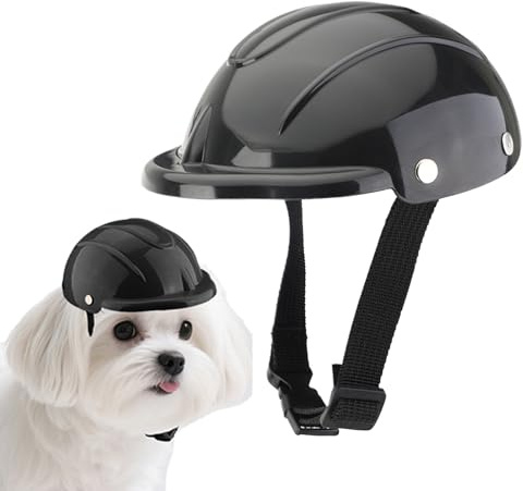 Hundefahrradhelm,Schutzhelm Für Hunde - Winddichter Atmungsaktiver Schutzhelm Für Sonne Fahren Wandern Radfahren