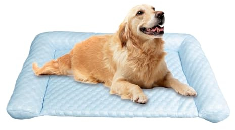 Générique Kühlmatte für Hunde | kühle Hundematte | atmungsaktive und waschbare aus Eisseide, für warmes Wetter und Reisen