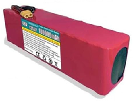 48V 100AH Batería De Bicicleta Eléctrica 13S3P Baterías De Iones De Litio para E-Scooter con Cargador Placa De Protección Integrada