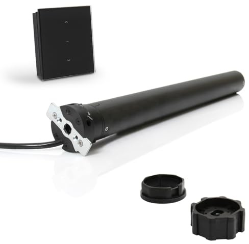 Motore radio tapparella con telecomando touch – Kit completo adattamenti Ø60 mm – Fine corsa manuale –