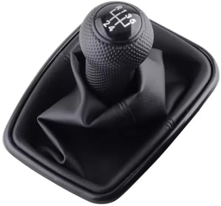 Palanca De Cambios Para VW 1999-2004 Para Golf 4 IV MK4 Para GTI R32 Para Bora MT 12 Mm 5/6 Velocidades Pomo Palanca Cambios Palanca Funda Protectora(Black 5-Speed)