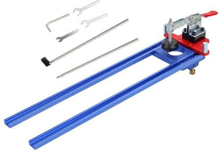 Skåplåda glidsknig – installationsguide för träbearbetningslådor | Justerbar aluminiummall för rutschbanor, handgjorda möbler och hemskåpprojekt exakt 46 x 15 x 9,6 cm