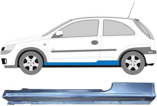 Voll schweller für Opel Corsa C 2000-2010 / Links