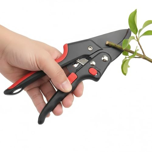 shjxi Tijeras De Poda - Herramientas De Jardín Con Empuñadura Cómoda | Podadoras De Jardin - Para Exterior Interior Árbol Rosal Frutal Arbusto Flores Bonsái En El Patio