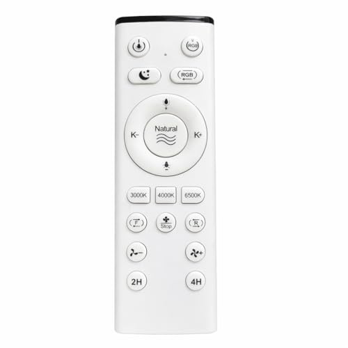 GLOFAN Kit telecomando wireless per ventilatore da soffitto e lampada, con timer e interruttore di controllo della luce.