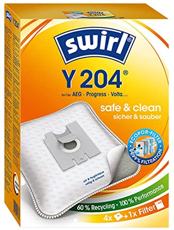 Swirl Staubsaugerbeutel Y204 / Y 204 MicroPor Plus AirSpace für AEG Smart Gr. 51