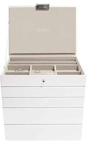 Stackers Weiß Klassisch Schmuckschatulle - 5