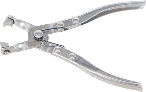 BGS 499 | Schlauchklemmenzange | Drehköpfe 360° | 210 mm | Seitliches Spannen | für CLIC-Typ-Schlauchschellen an Kraftstoffleitungen