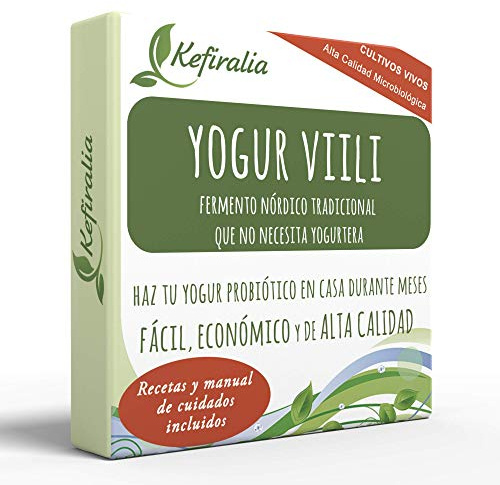 Ferment Lactique pour Yaourt Viili, Réutilisable à l'Infini - KEFIRALIA | Instructions, recettes et aide personnalisée incluses · ferment lactique traditionnel qui ne s'épuise jamais