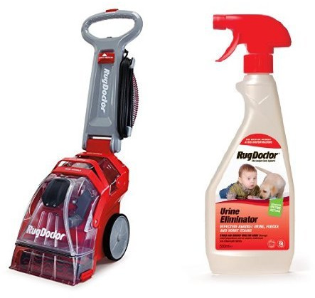 Rug Doctor Deep Carpet Cleaner, Red & Rug Doctor Urine Eliminator, 500 ml