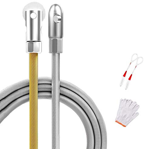UUMFP Guia pasacables, Cinta de Pesca Larga de Alambre de Acero, Varillas de tracción de cableado, enhebrador eléctrico para tendido de Cables (Size : 15m)