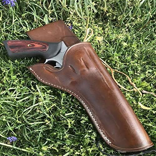 Retro Gun Holster, Medieval Steampunk Leder Hidden Revolver Holster Western Cowboy Pistole Gun Holder Belt für Damen Herren Kostümzubehör