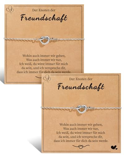 SUNSH 2/3 Stück Freundschaftsarmband - Bester Freund Armband Geschenk für Freund Schwester - Ideales Geburtstagsgeschenk für Schwestern Bester Freunde - BFF Armband für Mädchen Damen