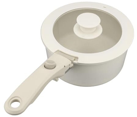 Set di Pentole e Padelle Antiaderenti Pentole in Pietra Maifan con Manico Rimovibile, Robusta Superficie Antiaderente, Impilabile per Riporre in Modo Compatto, Facile da Usare e