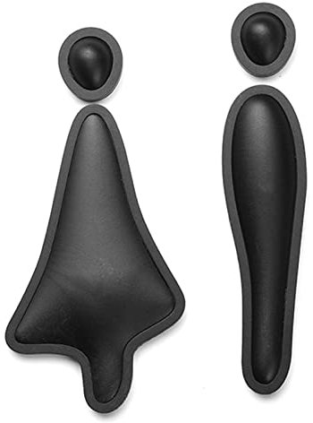 CHFYIJYHM Unisex-Toilettenschild, Badezimmer-Türschild, Toilettenschilder im Retro-Look – Badezimmerschilder for Männer und Frauen, for Büro, Business, Restaurant(Black)