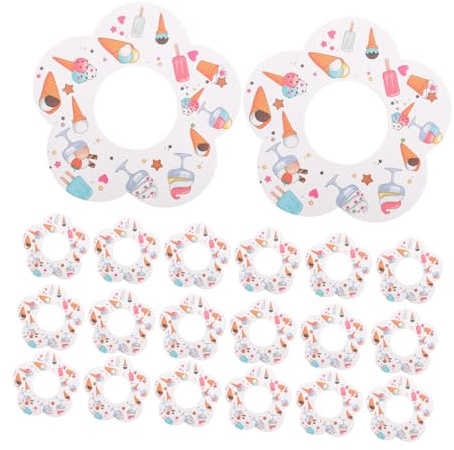 Genérico 100 Piezas Helado antigoteo molde para paletas heladas Balde dulce Soporte para helados Soporte decorativo para helados recogedor de papel para paletas decoración de paletas