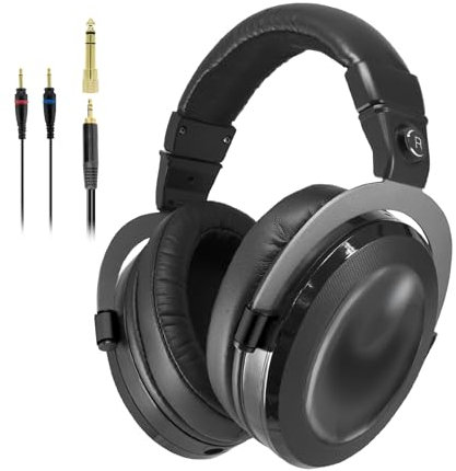 Yo-Tronics Professional Closed-Back Overhead Headphones – 42mm Driver for Vocal Recording & Studio Clarity