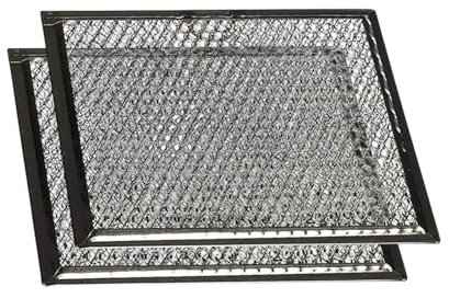 rockible 2 Pezzi di Filtro a Maglie in Alluminio per Forno a Microonde, Sostituisce Il Filtro di Filtrazione per Elettrodomestici da Cucina.