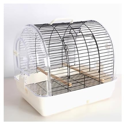 Bequem Außenkäfig Vogelkäfig Papageienkäfig Papageien Spezialkäfig Zuchtkäfig Außenkäfig Vogelkäfig Klein und Mittel Praktisch(Weiß)