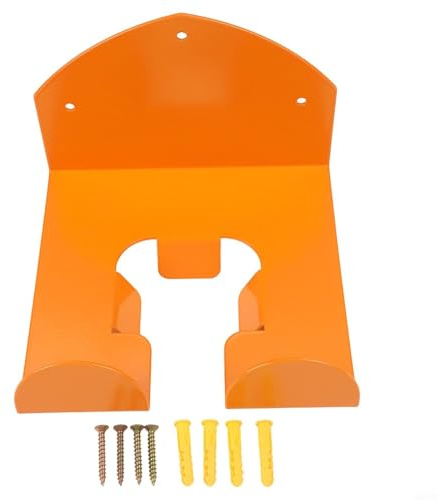 Gdfnmogo Metal Trimmer Rack Wall Mount Garden Power Tool Organizer Hanger for Garages Storage, Heavy‑Duty Holder for Grass Whackers, Hedge Trimmers, Chainsaws(Bag Packing)