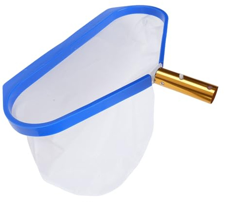 ERYUE Red de Rastrillo para Espumadera de Hojas Diseño Resistente para Limpieza del Fondo la Piscina, Herramienta Limpiadora Piscinas Al Aire Libre,