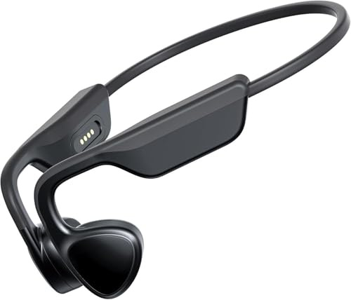 Pupabiflor Bone Conduction Headphones,Open Ear Headphones Bluetooth 5.3 Wireless Sports Headphones with Mic,IPX7 Waterproof,12H Playtime,Lightweight Secure Fit for Running Cycling Gym Fitness Walking