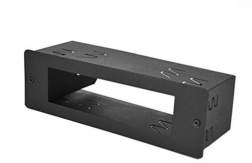 Albrecht 75480 Montagegehäuse 1 DIN für Radio AE 4200, AE 4090 Schwarz