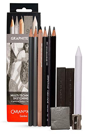 Caran d'Ache 0775-311 Graphite Line Multi-Tech Sketch Set