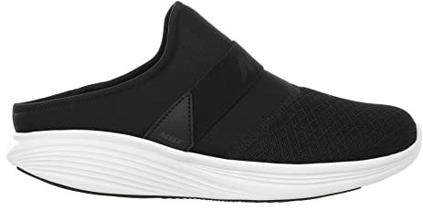 MBT TAKA SLIP ON Zapatillas Deportivas para Hombre sin Talón. Deportivas de Caminar Anatómicas y Cómodas. Calzado Fisiológico de Confort y Estabilidad con Suela Curva. Zuecos Balancín. Negro
