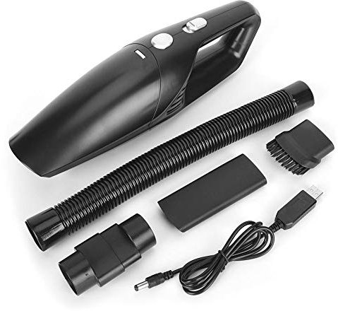 Aspirateur de Voiture, aspirateur Puissant 120W 12V Portable ¨¤ Main Humide et Sec ¨¤ Double Usage pour la Maison de Soins int¨¦rieurs de Voiture(Wireless)