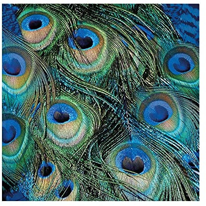 Ambiente 3 Ply Paper Napkins Peacock Feathers
