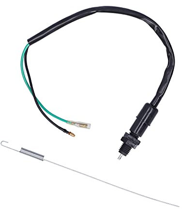 Interrupteur de Feu de Freinage Arrière de Moto avec Ressort de Remplacement Universel en Acier Inoxydable en PVC pour les Voitures et les Motos