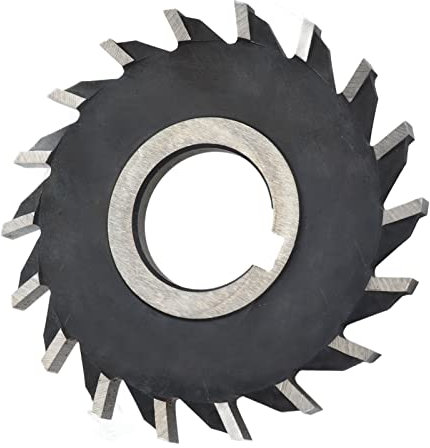 Disc Milling Cutter, High Temperature Quenching 32mm Inner Bore Involute Gear Cutters Disk Shaped Good Hardness 18 Teeth for Milling Machine