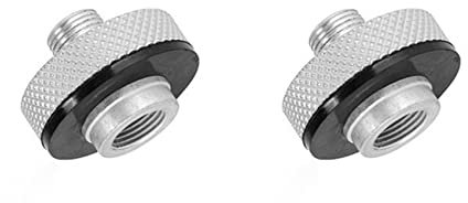 VENEKA 2X Tragbarer Außen Camping Kocher Adapter Flacher Gastank Adapter Werkzeug Propan zu Butan Adapter