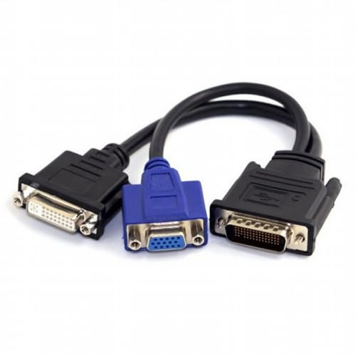 CY Kabel LFH DMS 59-poliger Stecker auf Dual DVI 24+5 Buchse VGA RGB 15-polige Buchse Splitter-Verlängerung 15 cm für Grafikkarte