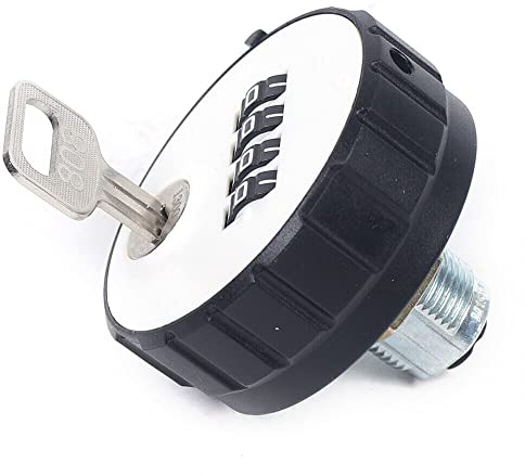DSYOGX Briefkastenschloss 4 Stellige Code Lock Schrankschloß Zahlenschloss Möbel Schloss mit Zahlencode für Alle Arten Von Lagerschränken, Schwarz und Weiß, 58 * 58 * 43mm