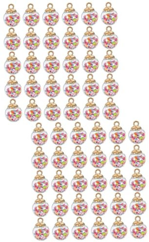 Cabilock 2 Sets Schmuckherstellung in Großen Mengen Weihnachtsbaum Mini-Stern-Pailletten- Dekoratives Mini-perlen-Set Zur Herstellung Von Charms 30 Stück * 2