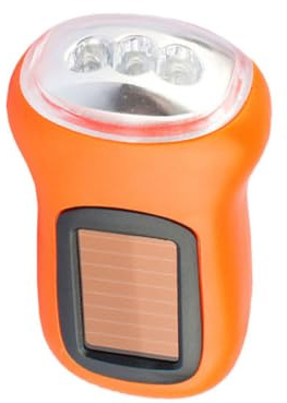 Hoement Linterna Portátil Color Aleatorio Linterna de ABS LED Recargable de Energía Solar Manivela Batería 3.6v y Correa Antipérdida, Adecuado para Camping y Actividades al Aire