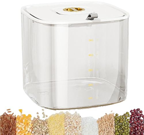 Distributeur de riz: récipient à céréales, récipient à riz | Distributeur