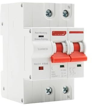 WGJJPQYK EAW-TY 2P disyuntor Temporizador Control Remoto por Voz Interruptor de extintor de Arco Inteligente(32A)