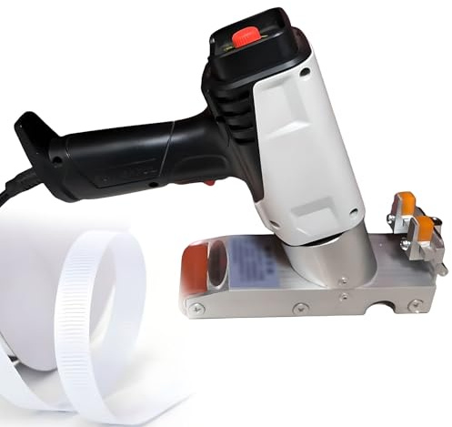 Máquina aplicadora de bandas de borde portátil, aplicadora de bandas de borde para carpintería con rodillos de silicona, temperatura ajustable, para tira de banda de borde adhesiva termofusible