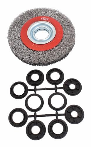 Cepillo Para Esmeriladora de Banco Púas Alambre (150mm.)