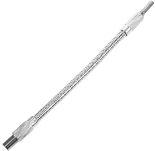 Drill Bit Flexible Extender Steel 4/1 6.35mm Shaft Connector