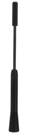 Zerodeko Antenne de Remplacement Aluminium pour Voiture Antenne Courte Stubby pour Am FM Accessoire Extérieur Automobile avec Signal Fiable et Installation Facile